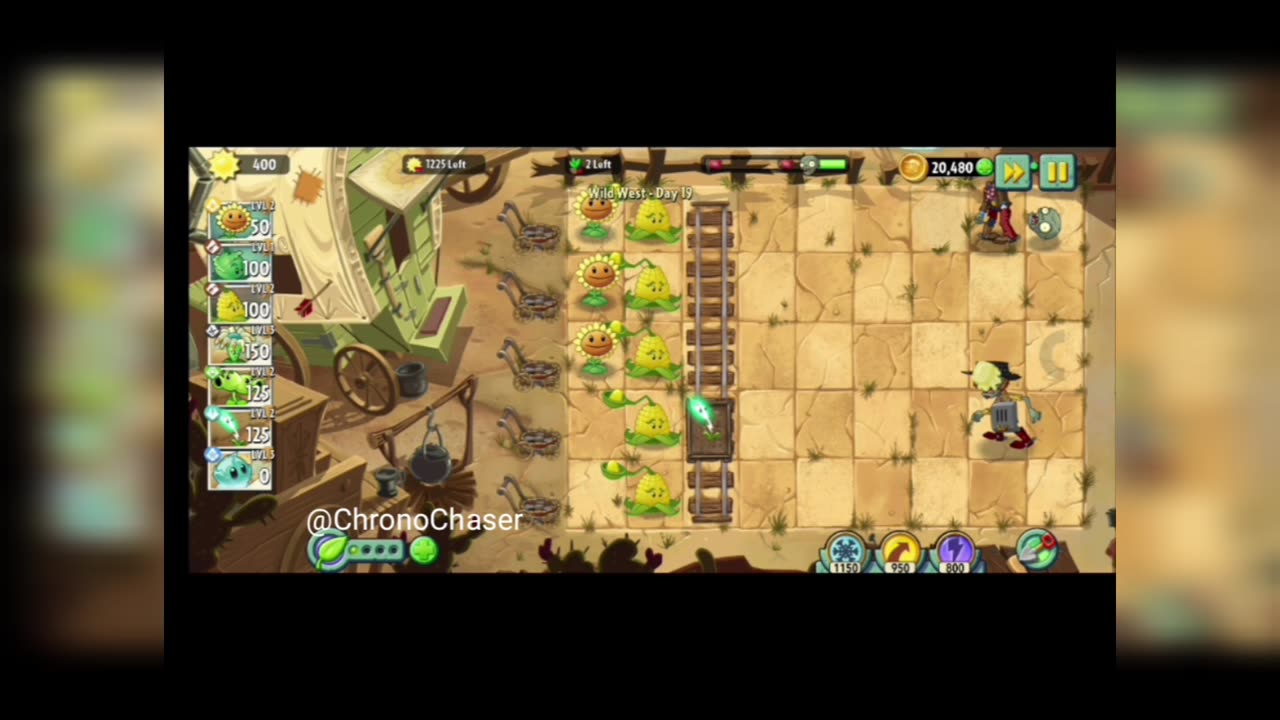Plants Vs Zombie - Wild West - Level 19