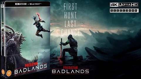 Predator Badlands [4K UHD & Blu-ray SteelBook starring Elle Fanning]