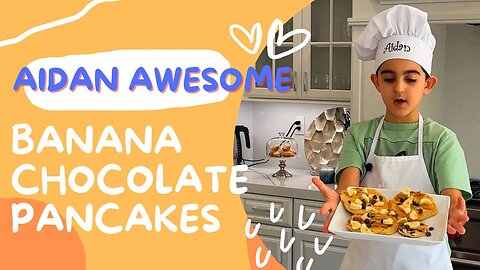 Easy Banana Chocolate Pancakes for Kids & Parents! 🍌🍫🥞 So Yummy!