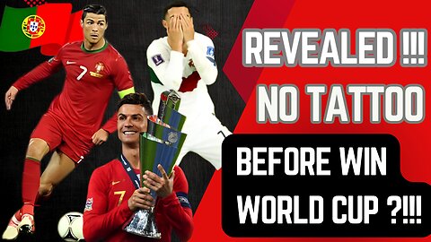 SECRETS OF Cristiano Ronaldo Refuses to Get Tattoos
