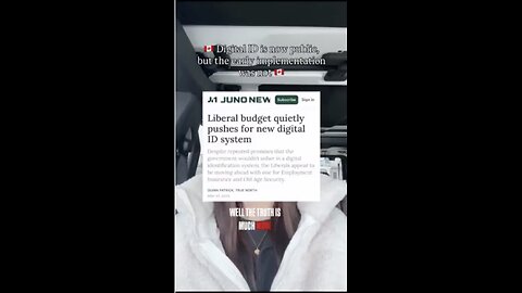 Digital ID Is Happening Now In Canada
