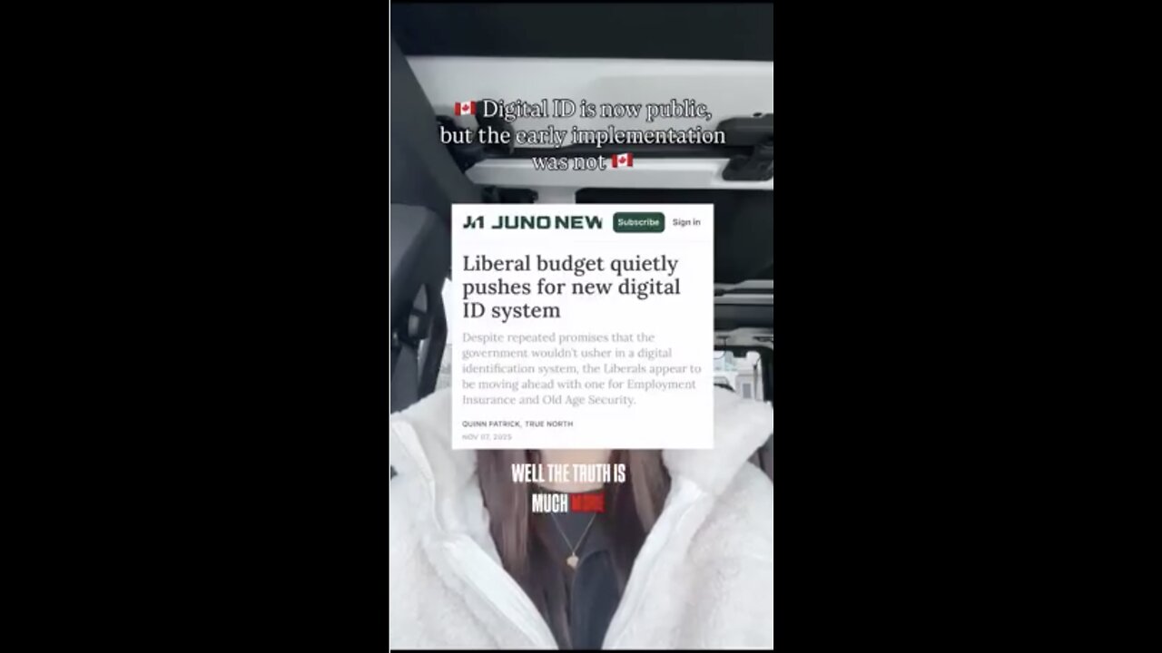 Digital ID Is Happening Now In Canada