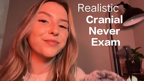 ASMR | Realistic Cranial Nerve Exam For Sleep , Testing Your Sensory Receptors