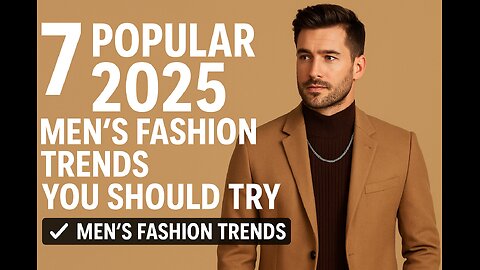 7 Popular 2025 Mens Fashion Trends You Should Try