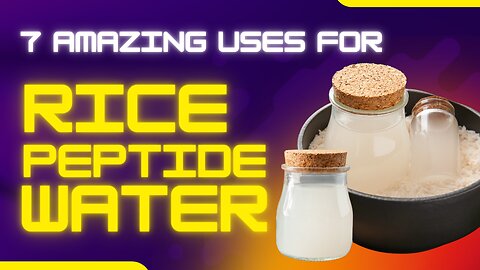 7 Amazing Uses for Rice Peptide Water