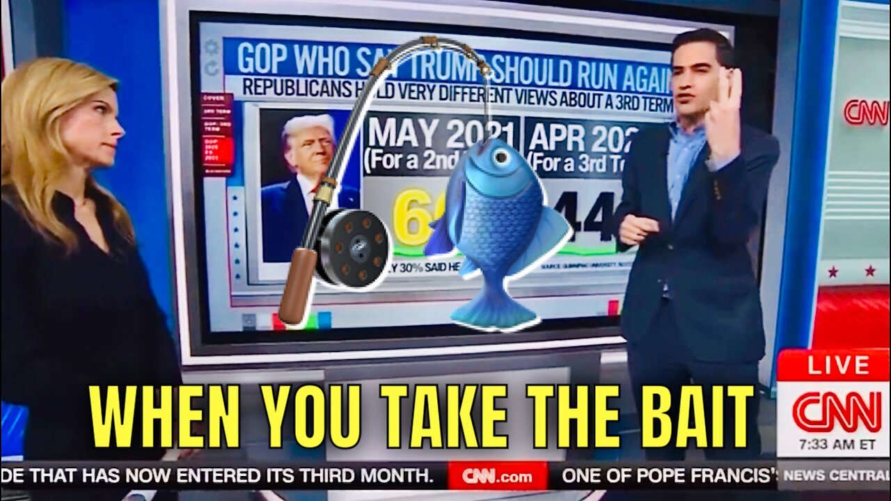 CNN FALLS for #Trump2028 Trolling 🤦‍♂️