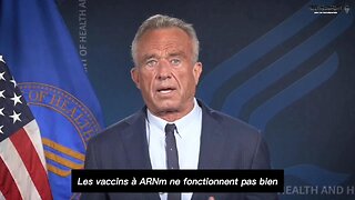 RFK Jr. la technologie ARNm présente plus de risques que d'avantages
