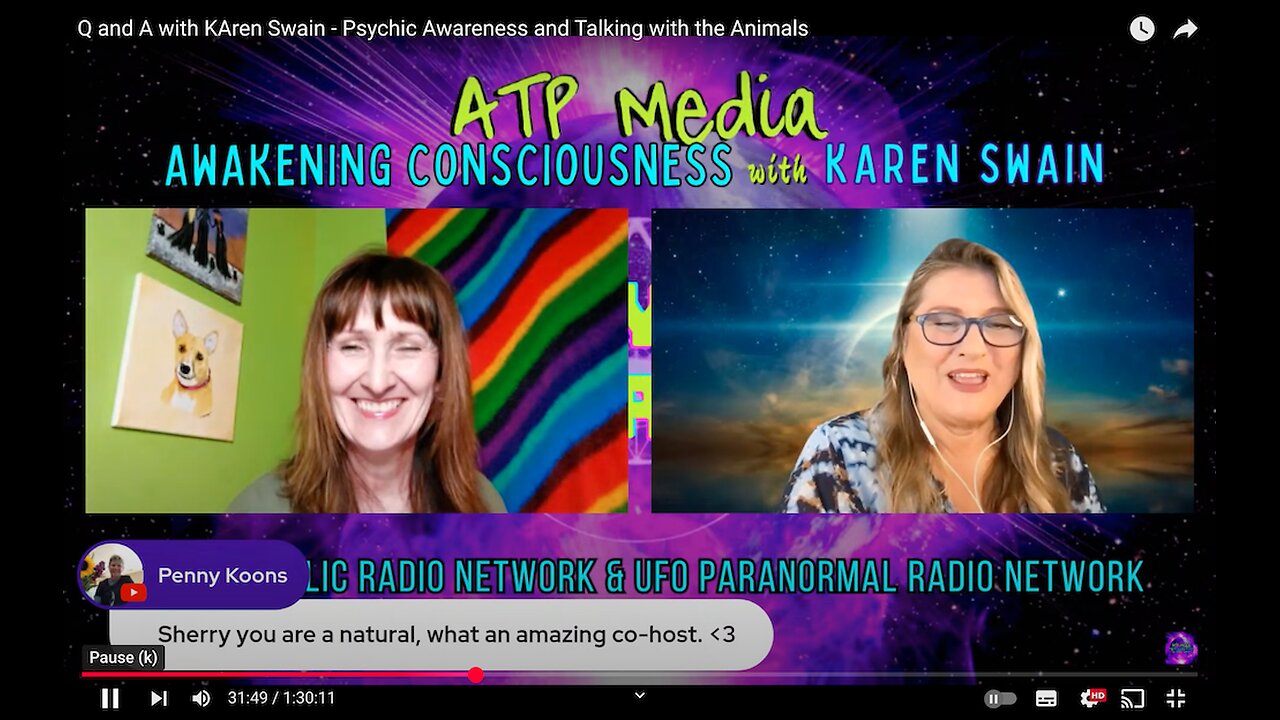 Psychic Ability & Life Lessons with KAren Swain