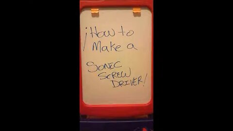 How to make a Sonic Screwdriver