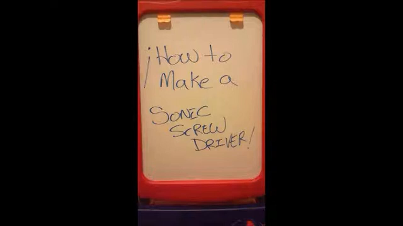 How to make a Sonic Screwdriver