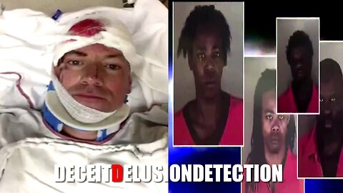 A white man was brutally beaten and robbed by several black suspects in Downtown Minnesota