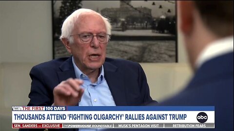 Bernie Sanders: We Won't Allow Trump To Establish an Oligarchy Form of Govt