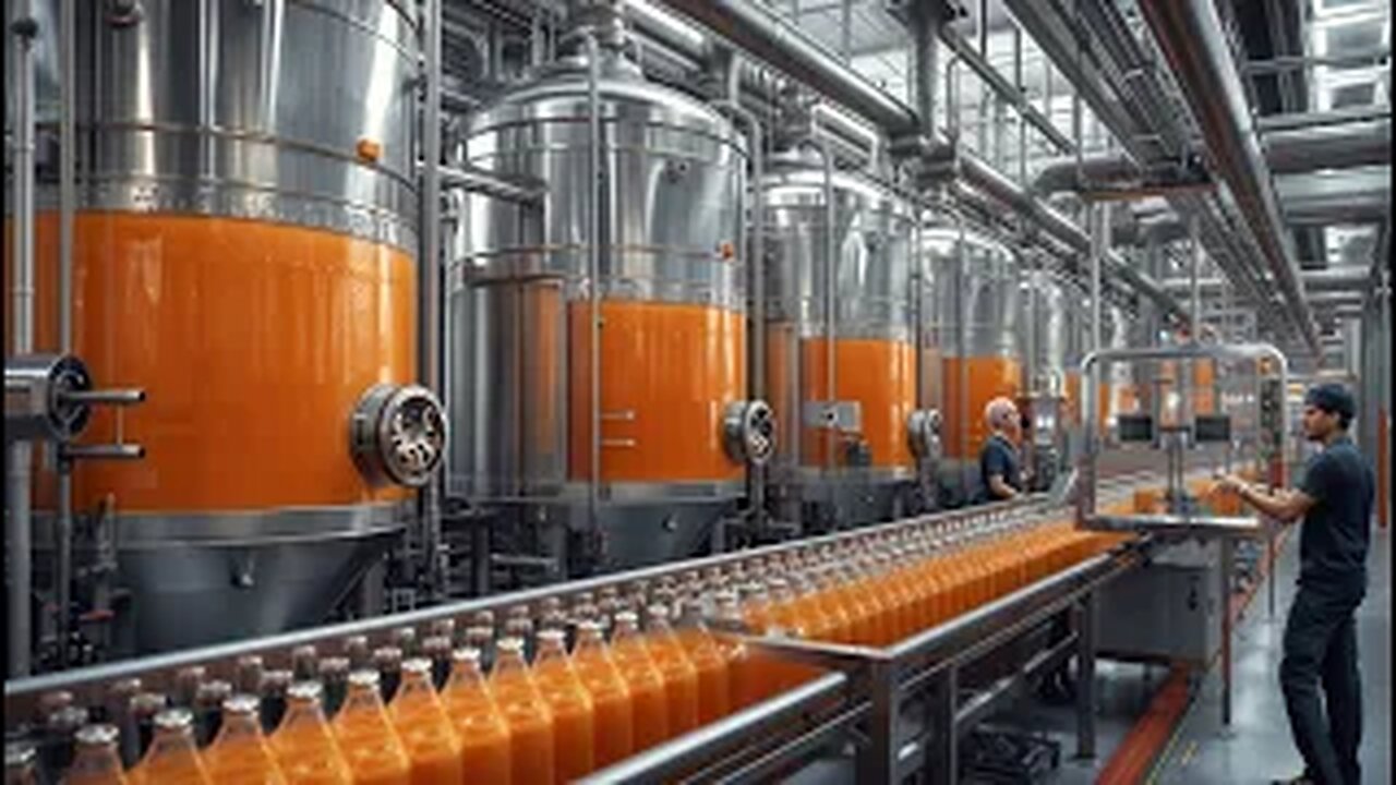 Inside the Orange Juice Factory | From Oranges to Tropicana Bottles
