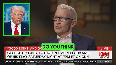 NEW: George Clooney claims MAGA is dead after Trump finishes this term.
