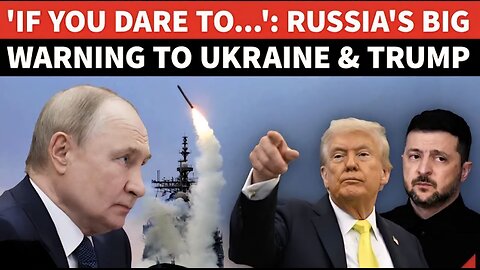 Russia Shoots DIRECT MISSILE WARNING To U.S.; 'Will Rain Fire If You...' | Dramatic Escalation