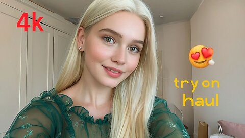 4k green sheer top - transparent try on haul | see through transparent lingerie & bikini try on