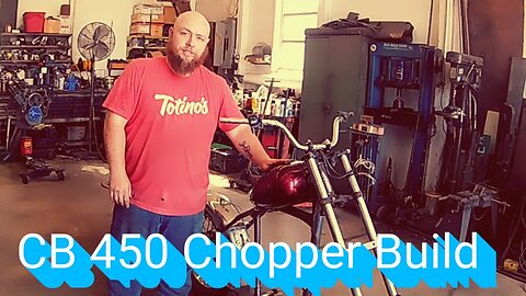 Kegan's Honda CB450 Chopper Build