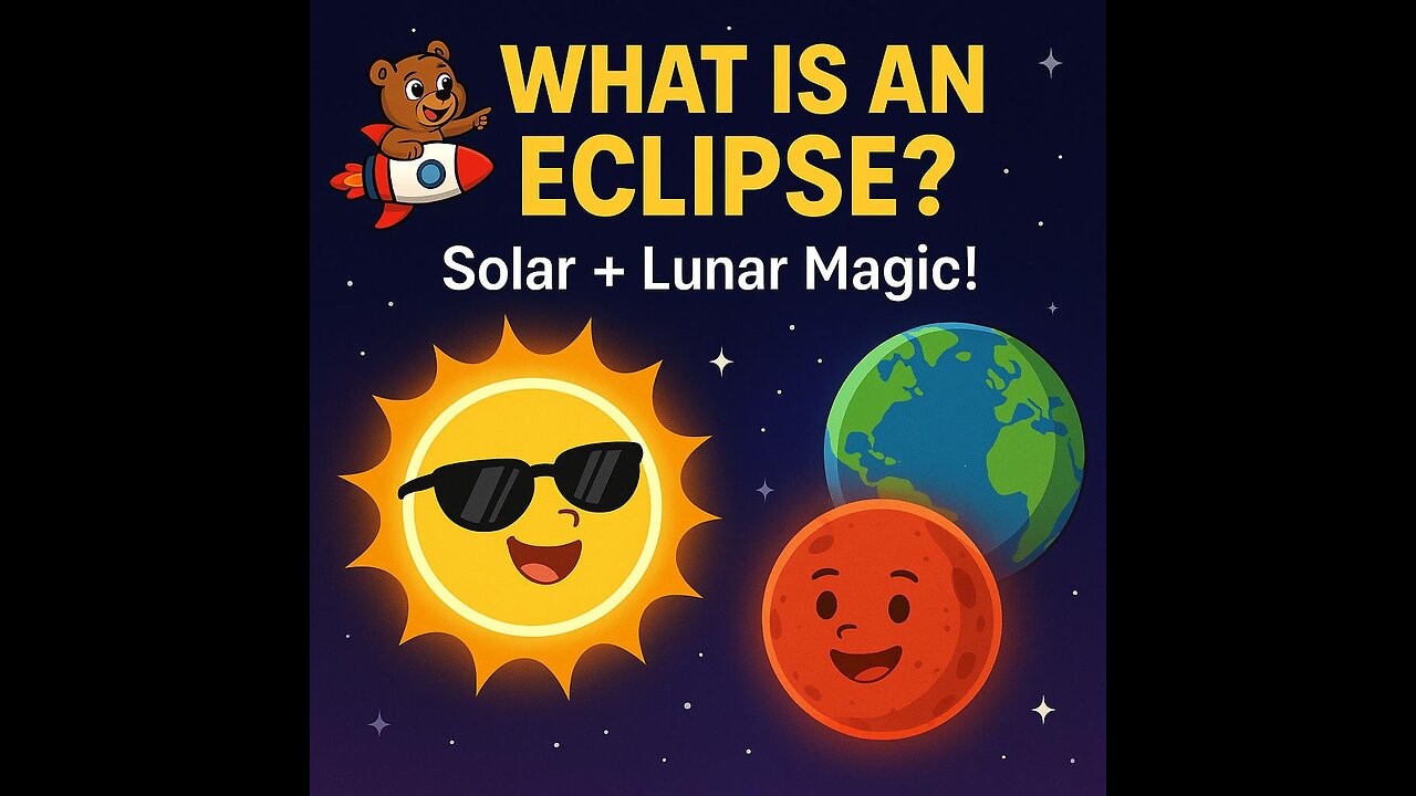 Why Do Eclipses Happen? 🌑🌞 | Solar and Lunar Eclipse Explained for Kids!