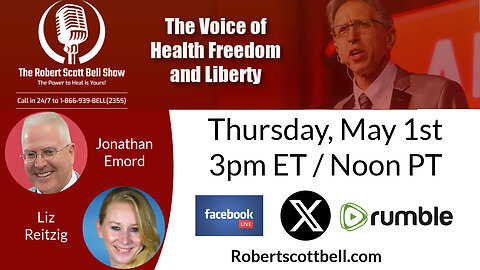 Jonathan Emord, HHS Child Trafficking, GRAS Reform Surges, DickDurbin Quits, Liz Reitzig, Food Security - The RSB Show 5-1-25