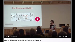 Marianne Grimmenstein - Der stille Putsch von WHO, UNO, WEF 22. August 2024