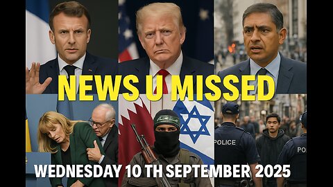 NEWS U MISSED WITH PAUL BROOKER & WARREN THORNTON 10TH SEPTEMBER 2025