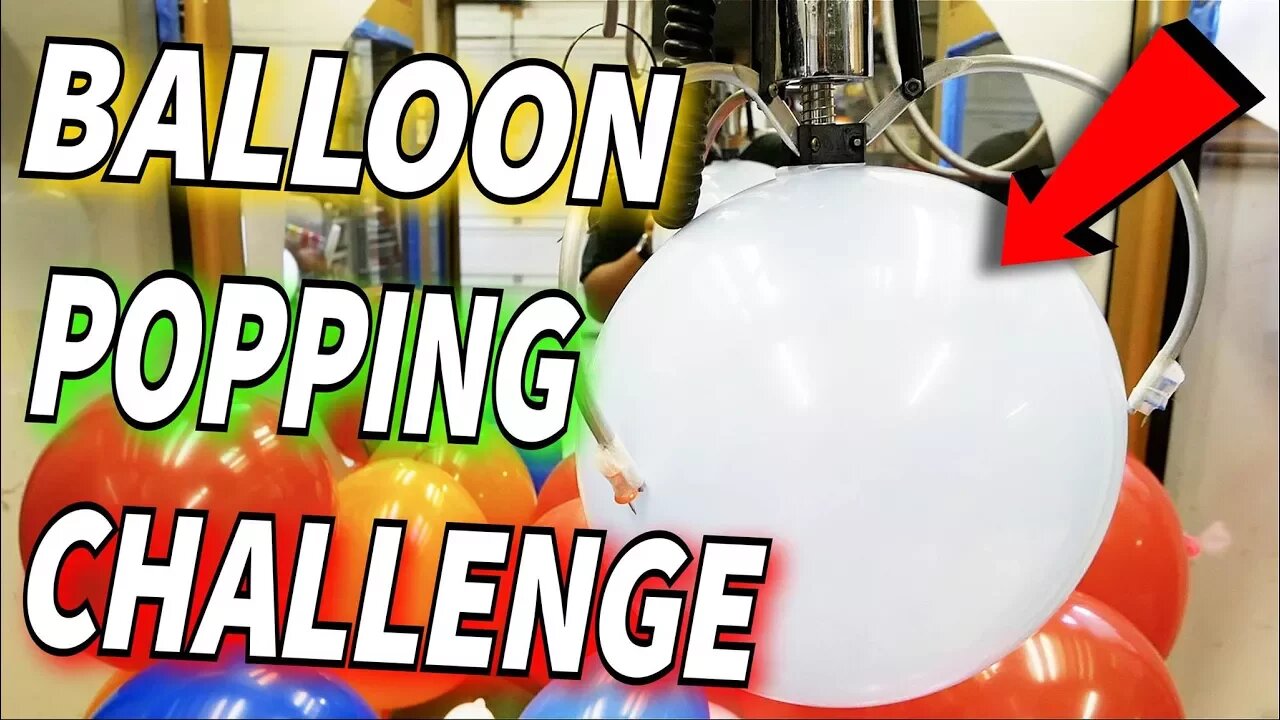 CRAZY BALLOON POPPING CLAW MACHINE CHALLENGE!