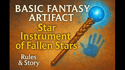 AD&D Unique Magical Item (Homebrew item!) | Star Instrument of Fallen Stars