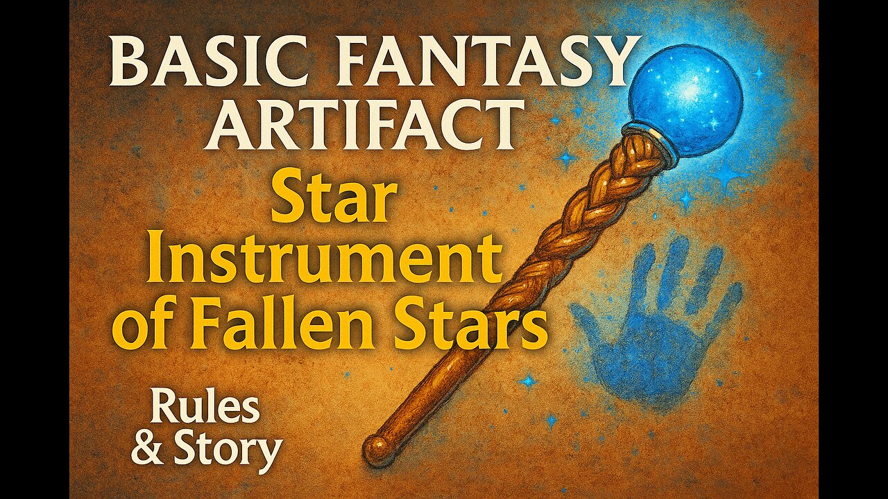 AD&D Unique Magical Item (Homebrew item!) | Star Instrument of Fallen Stars