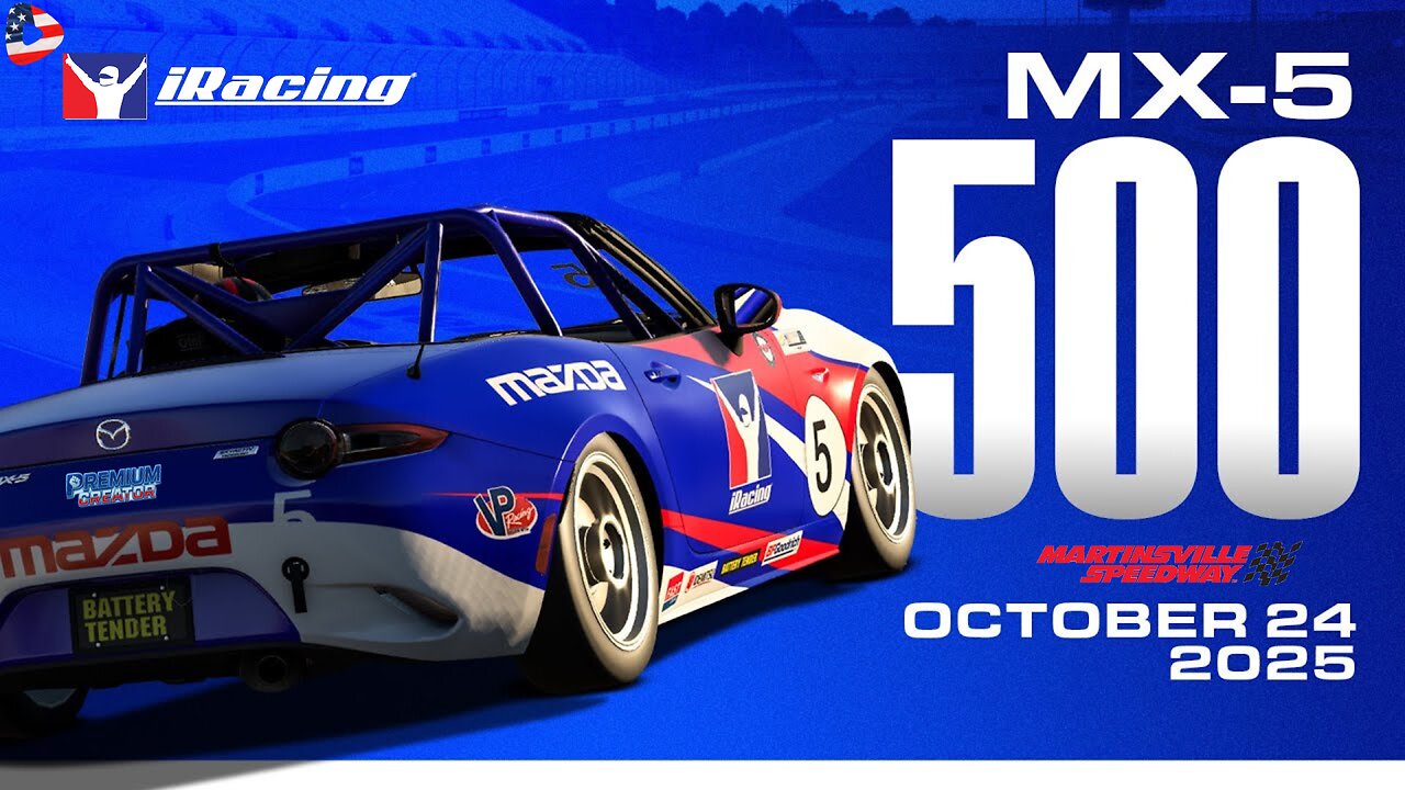 🏎 🔄IRACING MX-500: 500-LAP PAPERCLIP ENDURANCE LIVE!🏎 🔄