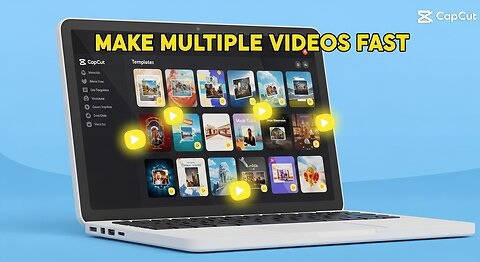 How to Make Multiple Videos Using CapCut Template, Quickly Part 02