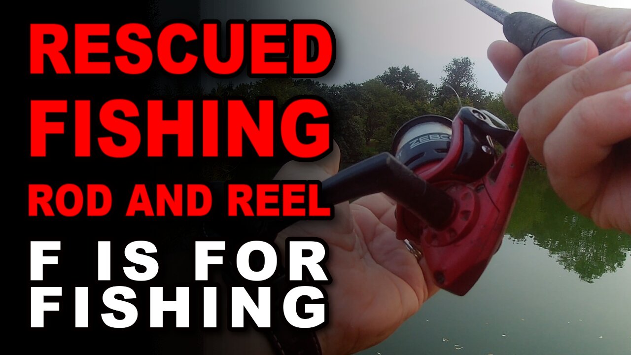 Rescued Fishing Rod and Reel