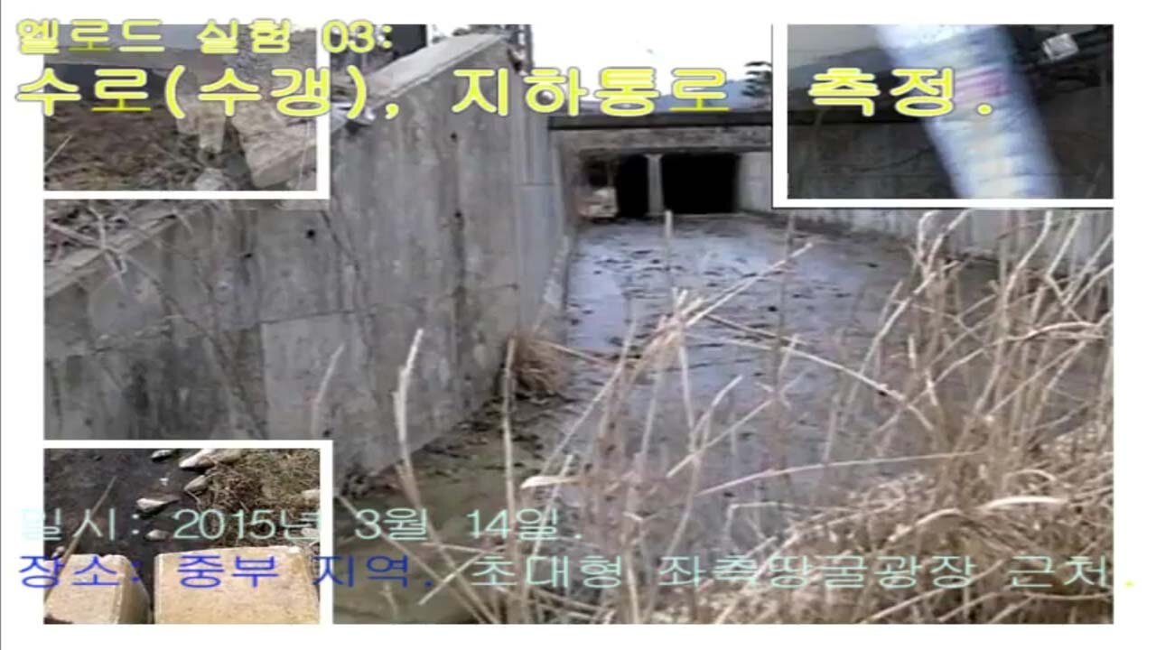 022.[L-rod] Experiment 03-03: Measurement of the Drain (shaft) and the culverts.