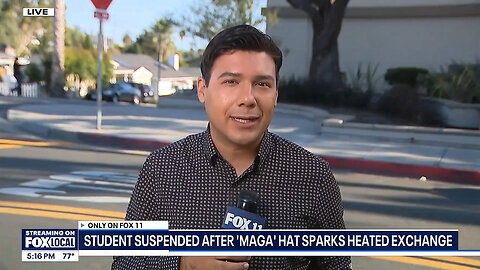 His MAGA Hat Tribute To Charlie Kirk Was Torn From His Head By A Peer – But He's The One Suspended?