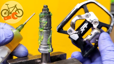 My bicycle pedals are stiff. How to quickly service Shimano Deore XT pedals.