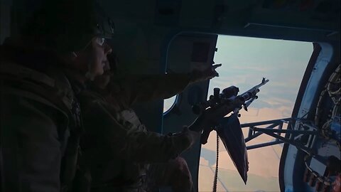 Ukrainian Mi-8 Helicopter Hunting Russian Drones