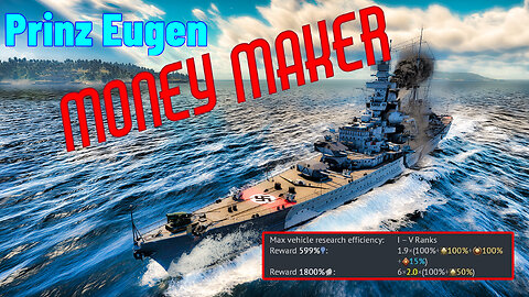 Prinz Eugen's premium rewards are wicked noice!