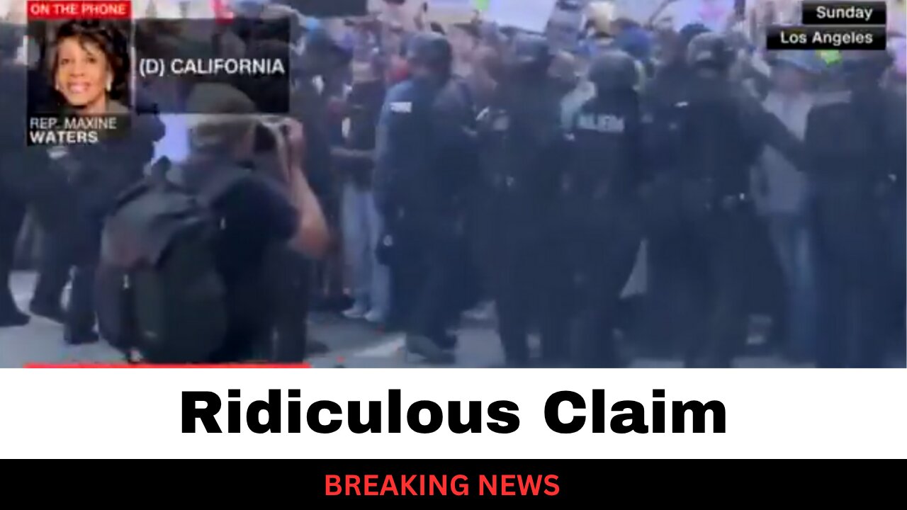 Maxine Waters Makes Ridiculous LA Riot Claim
