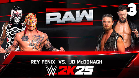 WWE 2K25 Raw September 1st 2025 - Match 3: Destructive!