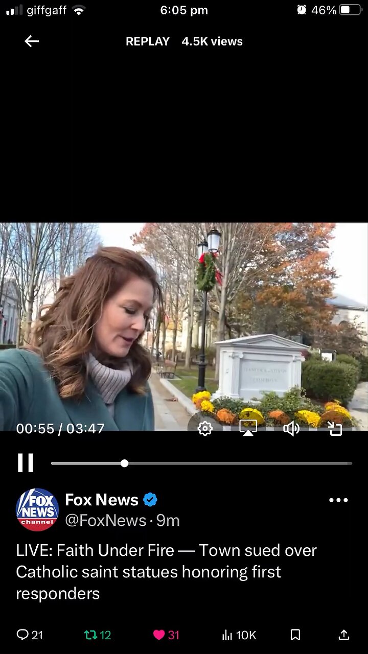 Fox News : St Michael and St Florian statues will be removed