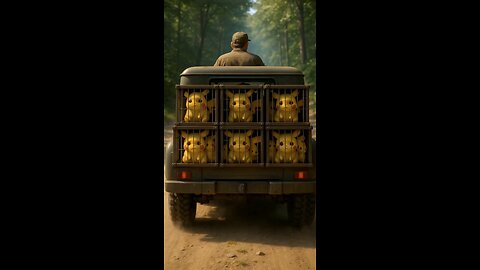 Trapped Pikachu in the Cage 😢 #rumble #shorts #aivideos #pikachu #ai