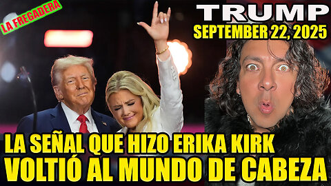 LA SEÑAL QUE HIZO ERIKA KIRK TIENE AL MUNDO DE CABEZA! YO LA EXPLICO