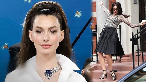 Anne Hathaway' Epic Response to Falling on Devil Wears Prada 2 Set