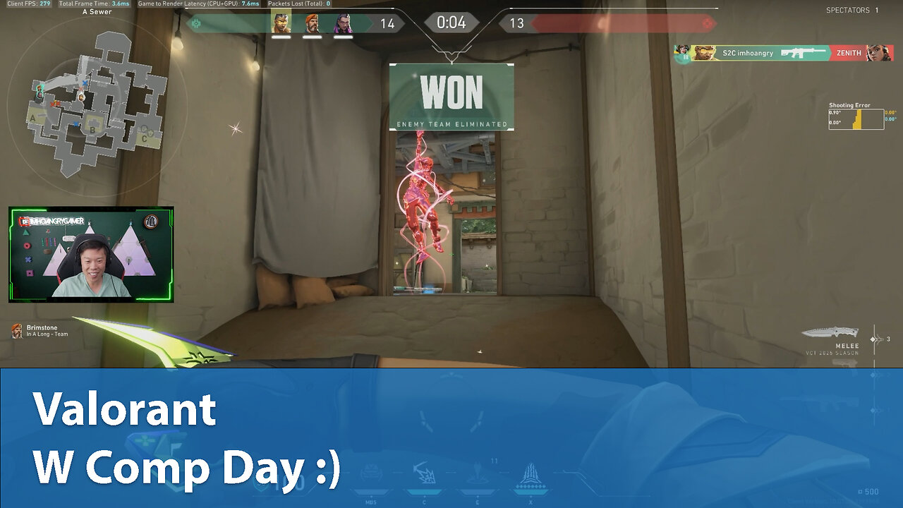 W Comp Day :) | Competitive 4W-0L | Valorant