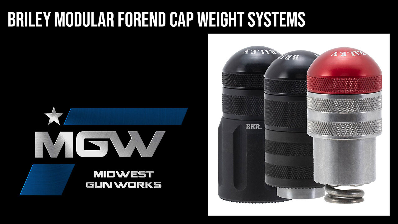 Briley Modular Forend Cap Weight Systems