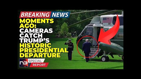 Breaking: Seconds Ago - Trump's Final Walk To Marine One Caught On Camera! What We Captured!