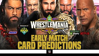 WWE WrestleMania 42 Saturday - Match Card Predictions | Bevelock