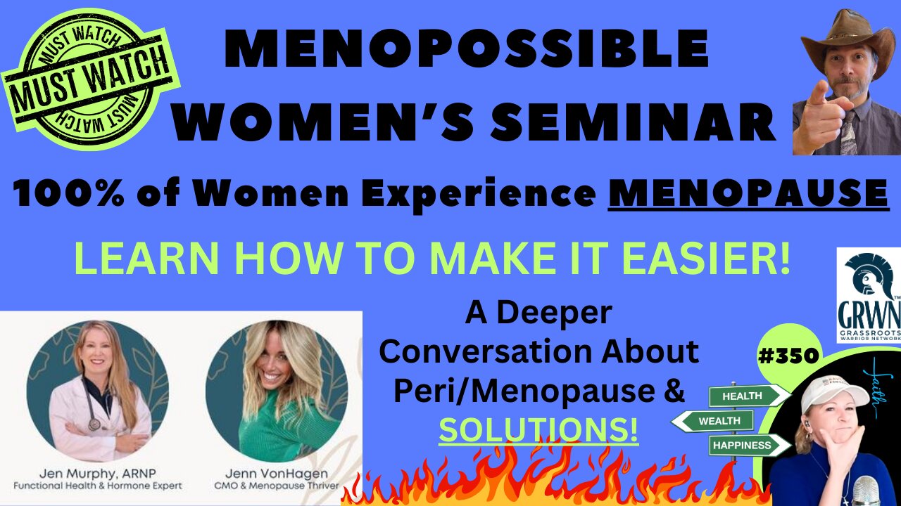 #350 MENOPAUSE Doesn't Have To Be Full Of Hot Flashes, Mood Changes, Weight Gain & Hectic Hormones