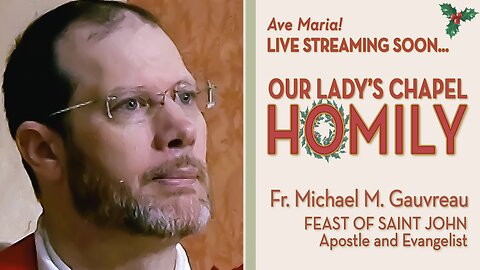 Feast of Saint John, Apostle and Evangelist - December 27, 2025 - OLC HOMILY