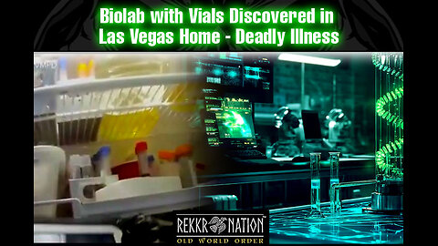 WEF World Economic Forum: Biolab with Vials Discovered in Las Vegas Home - Deadly Illness