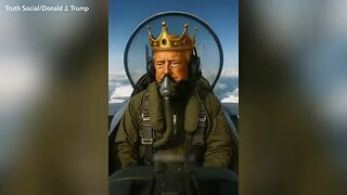 Trump mocks 'No Kings' protests with shocking AI videos
